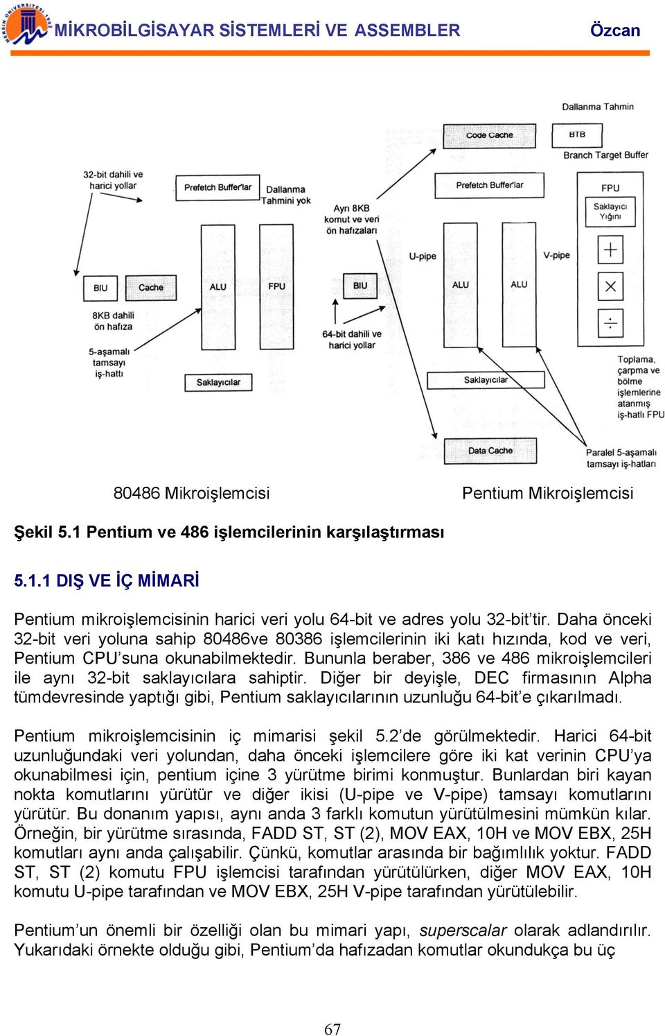 Bununla beraber, 386 ve 486 mikroişlemcileri ile aynı 32-bit saklayıcılara sahiptir.