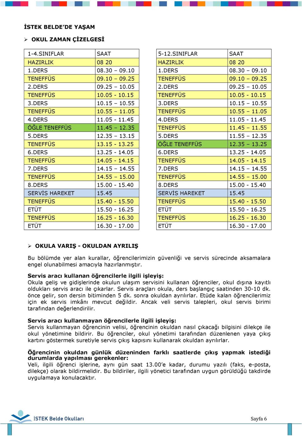 45 12.35 TENEFFÜS 11.45 11.55 5.DERS 12.35 13.15 5.DERS 11.55 12.35 TENEFFÜS 13.15-13.25 ÖĞLE TENEFFÜS 12.35 13.25 6.DERS 13.25-14.05 6.DERS 13.25-14.05 TENEFFÜS 14.05-14.15 TENEFFÜS 14.05-14.15 7.