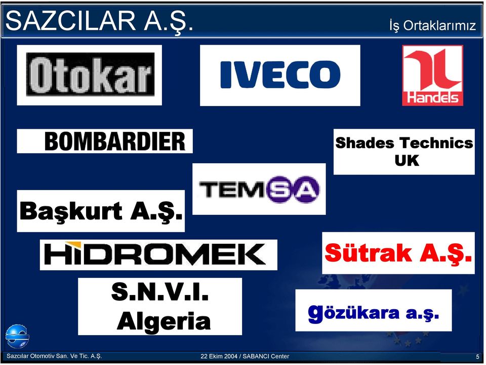 Ş. Sütrak A.Ş. S.N.V.I.