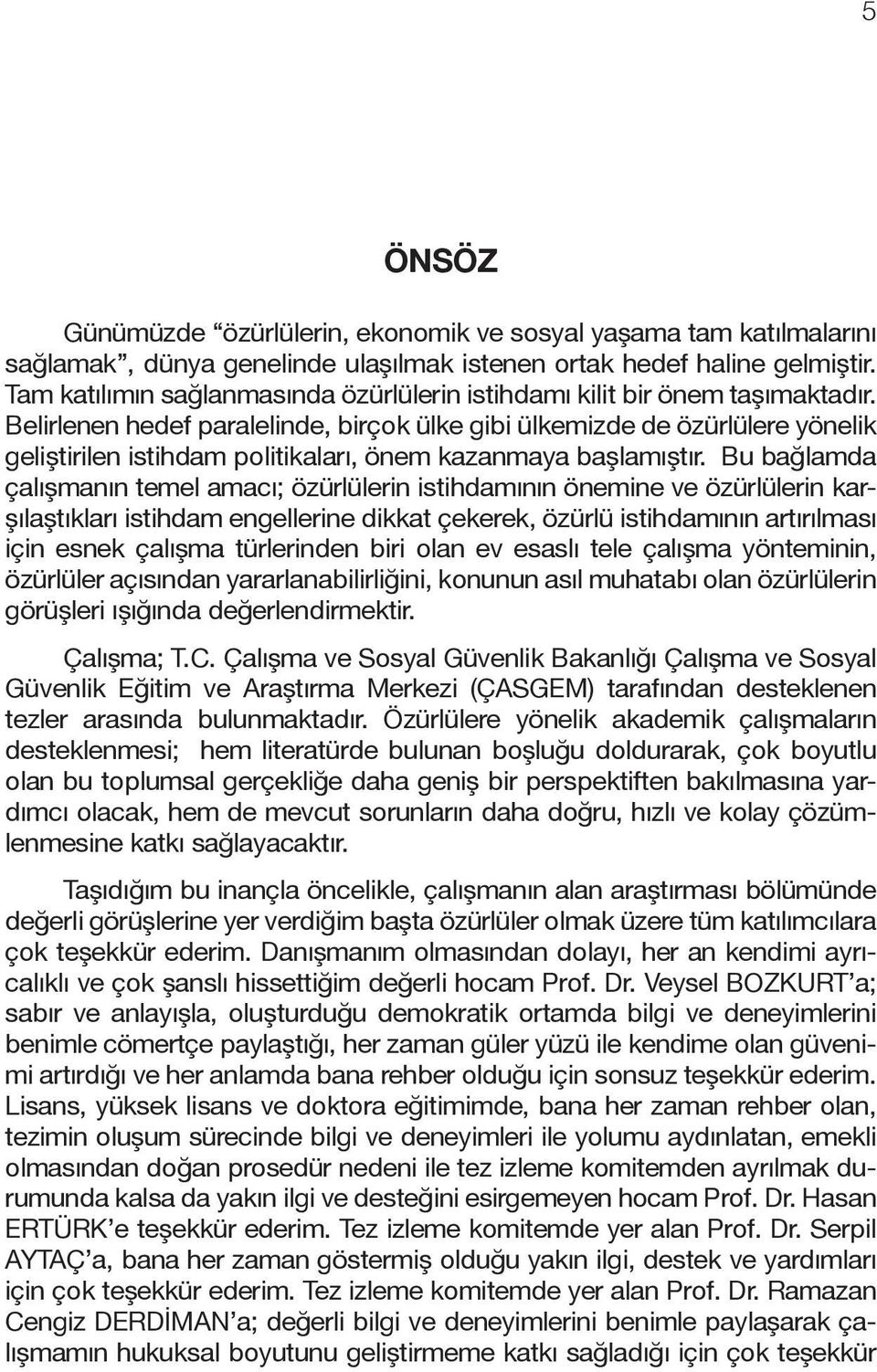 Belirlenen hedef paralelinde, birçok ülke gibi ülkemizde de özürlülere yönelik geliştirilen istihdam politikaları, önem kazanmaya başlamıştır.