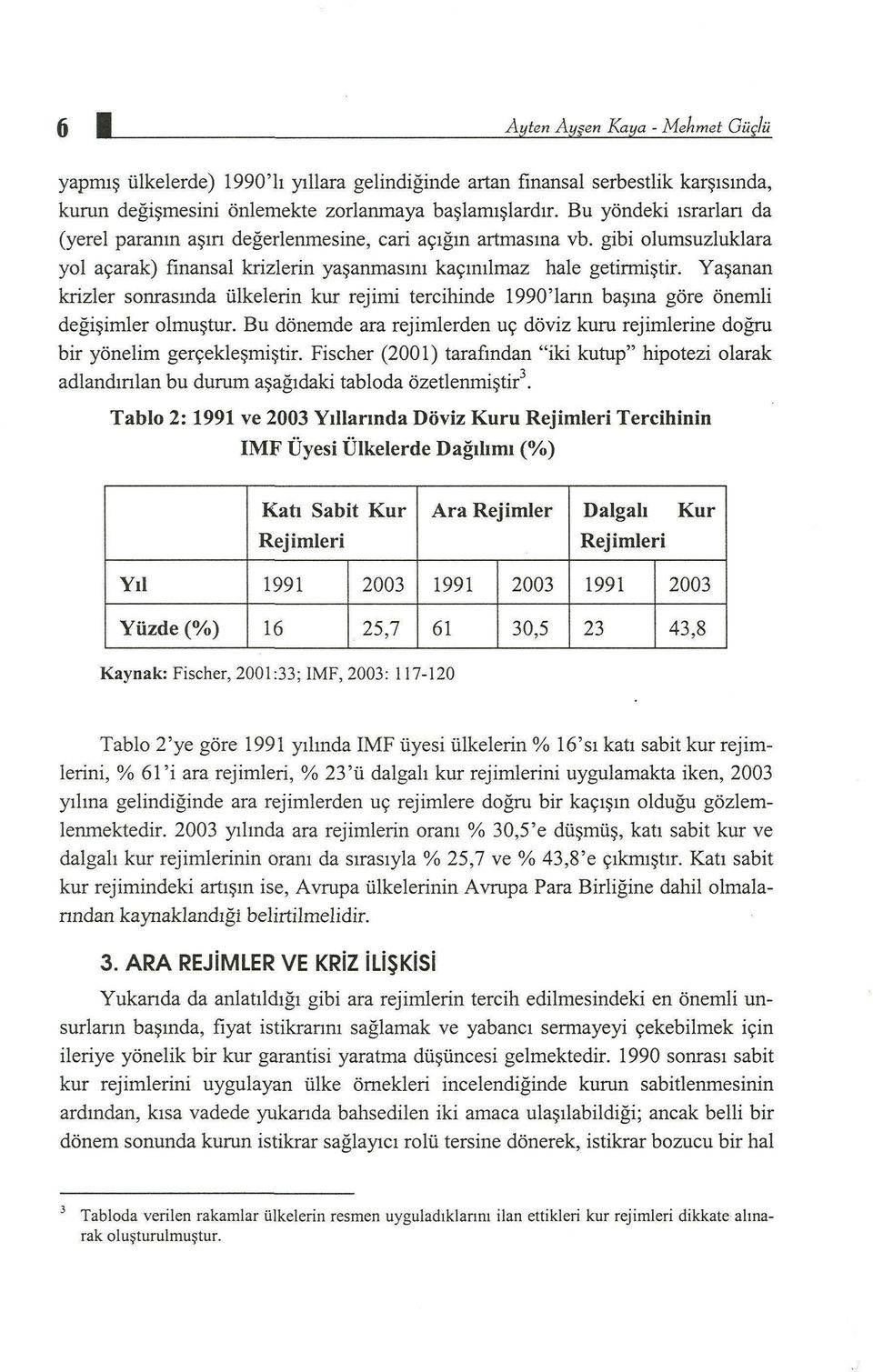 Bu yöndeki ısrarlan da (yerel paranın aşın değerlenmesine, cari açığın artmasına vb. gibi olumsuzluklara yol açarak) finansal krizierin yaşanmasını kaçınılmaz hale getirmiştir.