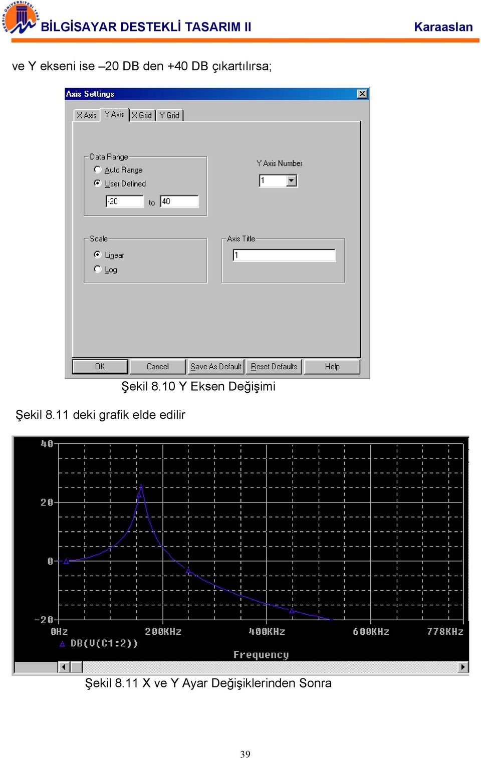 11 deki grafik elde edilir Şekil 8.