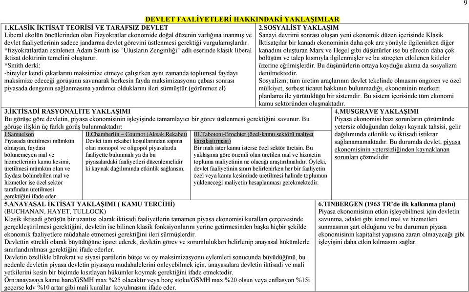 gerektiği vurgulamıģlardır. *fizyokratlardan esinlenen Adam Smith ise Ulusların Zenginliği adlı eserinde klasik liberal iktisat doktrinin temelini oluģturur.