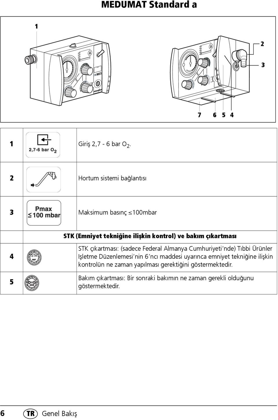 STK çıkartması: (sadece Federal Almanya Cumhuriyeti nde) Tıbbi Ürünler Işletme Düzenlemesi nin 6 ncı maddesi uyarınca