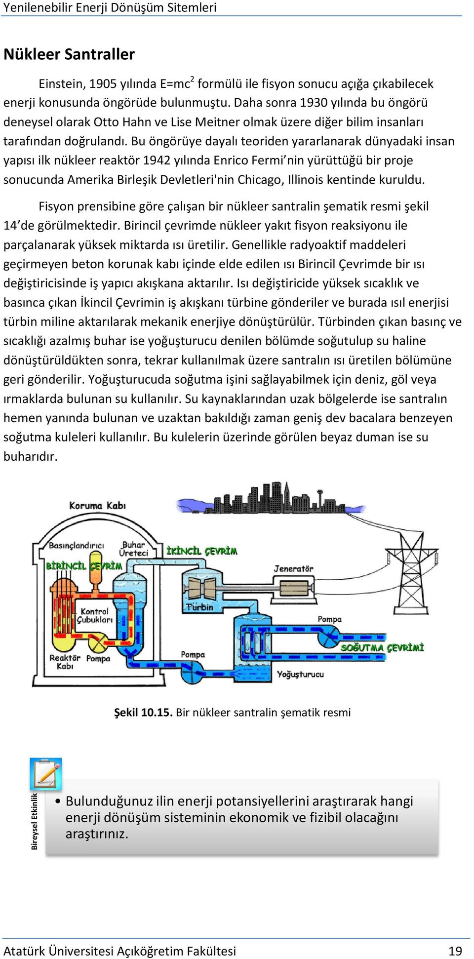 Bu öngörüye dayalı teoriden yararlanarak dünyadaki insan yapısı ilk nükleer reaktör 1942 yılında Enrico Fermi nin yürüttüğü bir proje sonucunda Amerika Birleşik Devletleri'nin Chicago, Illinois