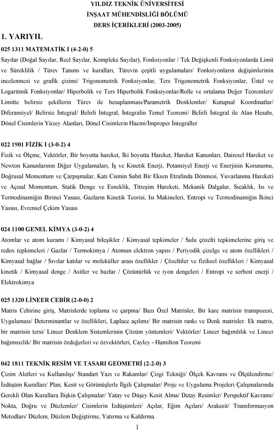 Fonksiyonlar/ Hiperbolik ve Ters Hiperbolik Fonksiyonlar/Rolle ve ortalama Değer Teoremleri/ Limitte belirsiz şekillerin Türev ile hesaplanması/parametrik Denklemler/ Kutupsal Koordinatlar/