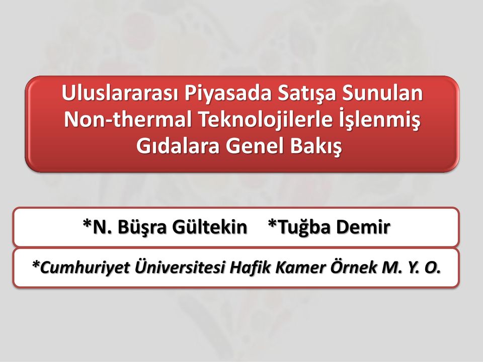 Genel Bakış *N.