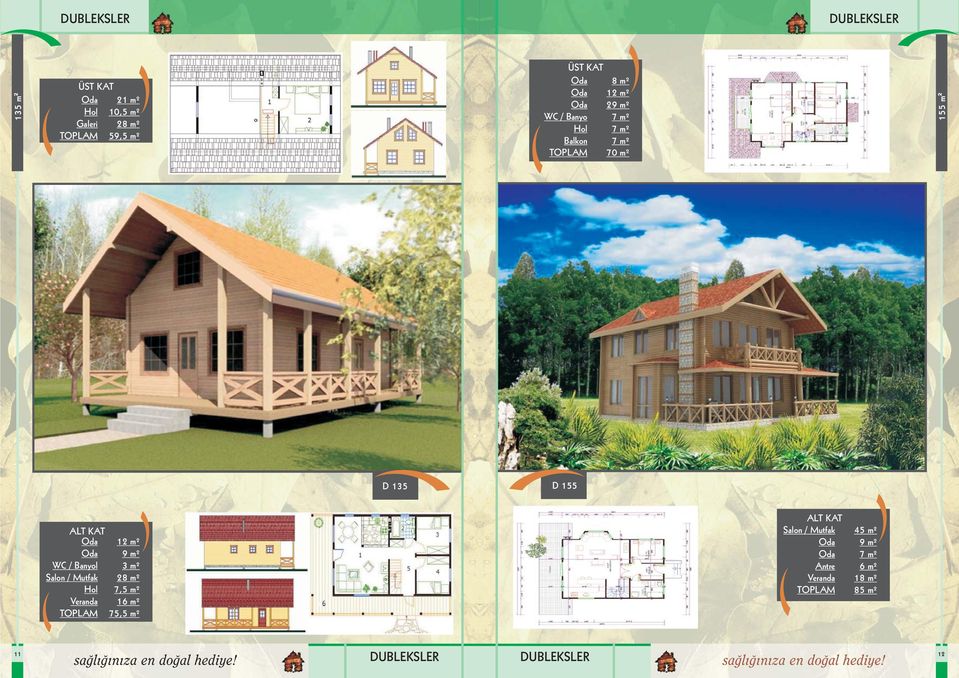 155 12 m² l 3 m² Salon / Mutfak 28 m² 7,5 m² 1