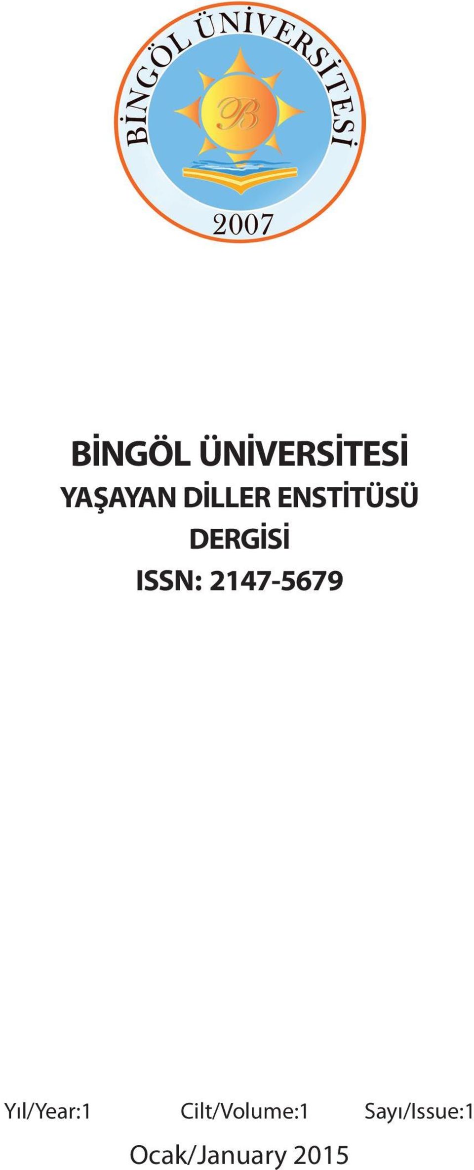 2147-5679 Yıl/Year:1