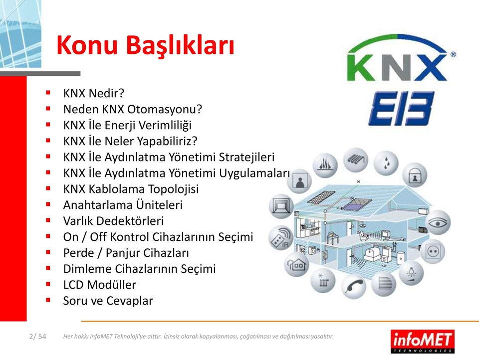 Üniteleri Varlık Dedektörleri On / Off Kontrol Cihazlarının Seçimi Perde / Panjur Cihazları Dimleme Cihazlarının Seçimi