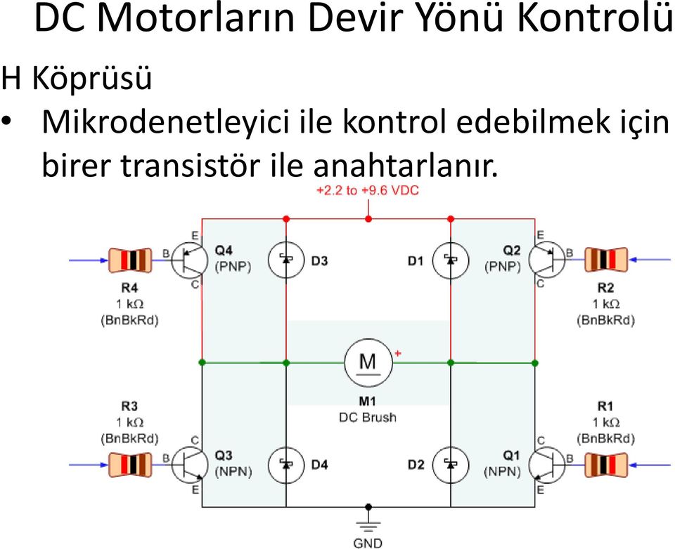 Mikrodenetleyici ile kontrol