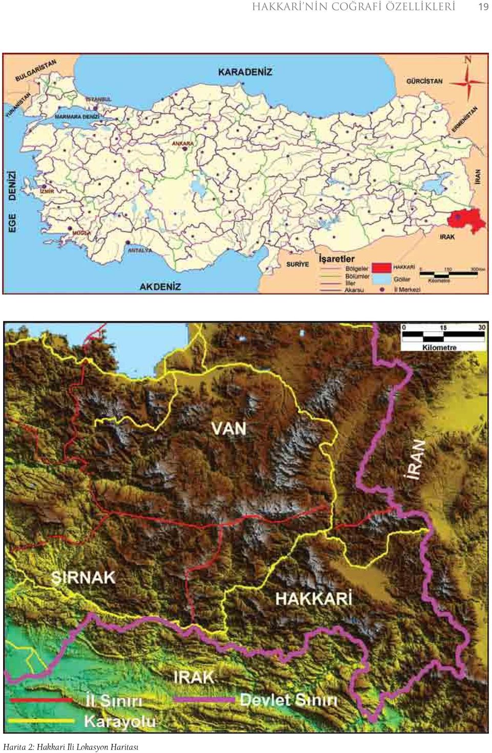 Haritası HAKKARİ