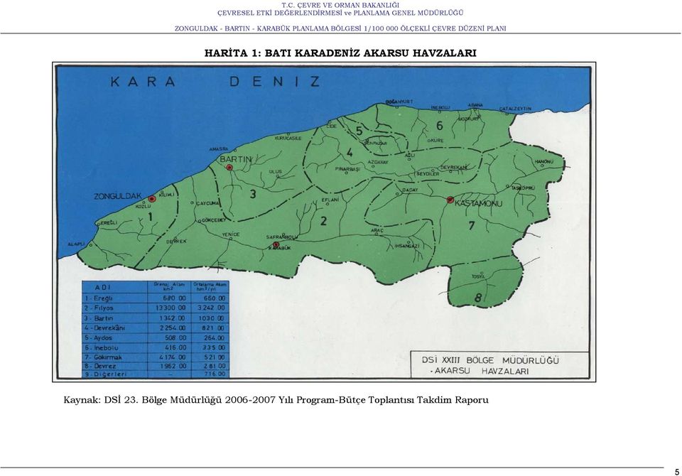 Bölge Müdürlüğü 2006-2007 Yılı