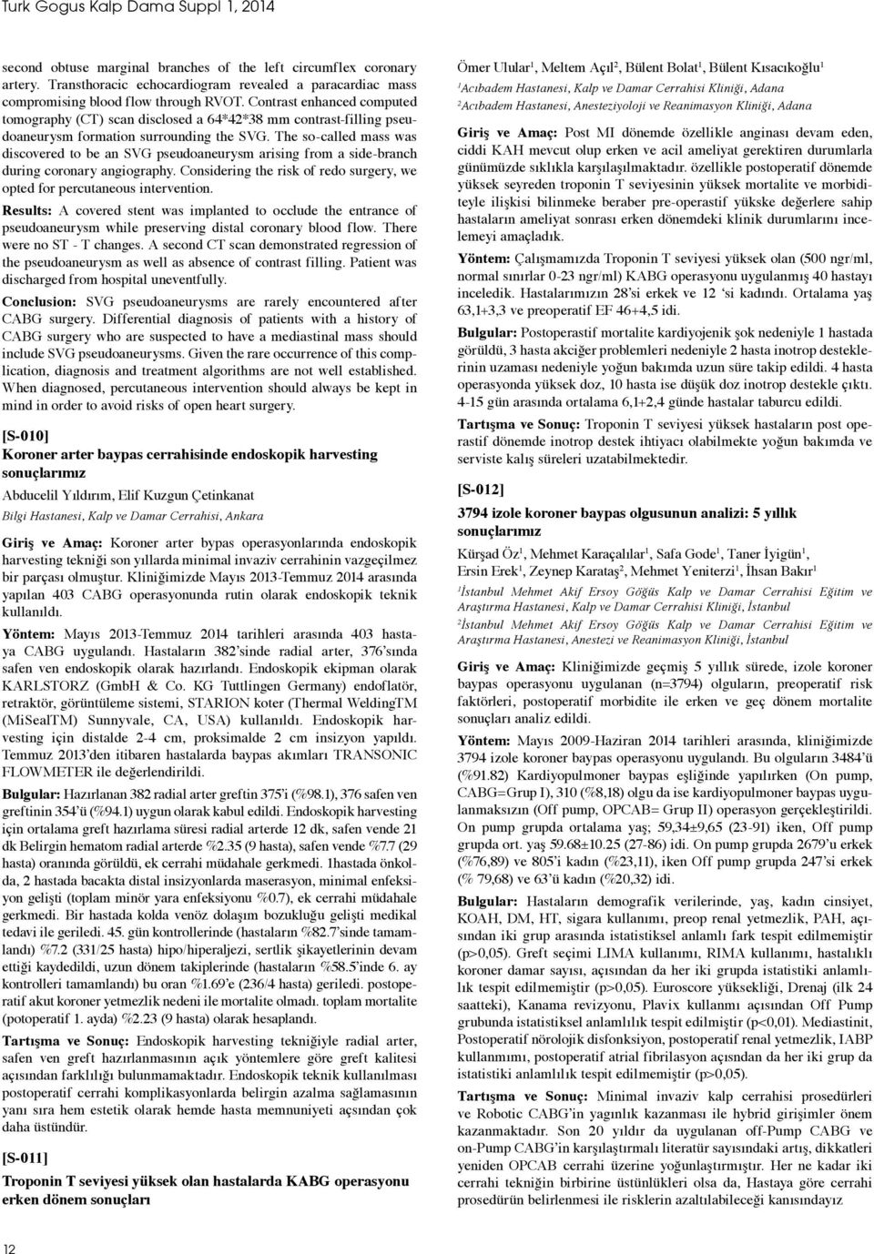 The so-called mass was discovered to be an SVG pseudoaneurysm arising from a side-branch during coronary angiography. Considering the risk of redo surgery, we opted for percutaneous intervention.