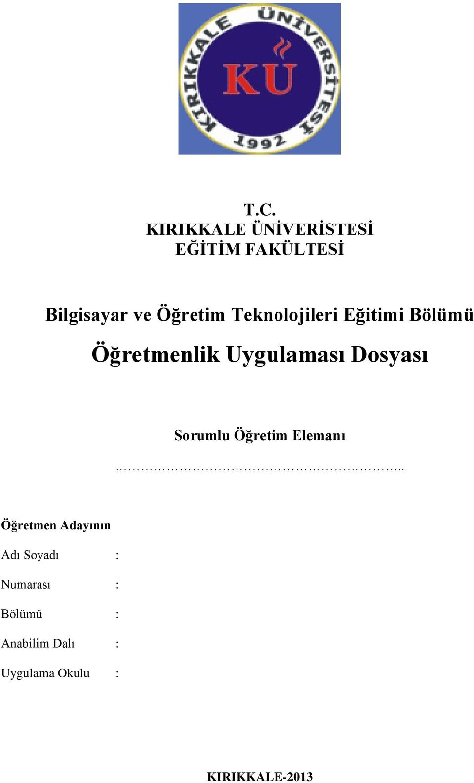 Öğretim Elemanı.