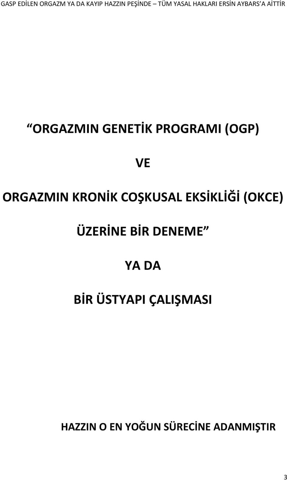 (OKCE) ÜZERİNE BİR DENEME YA DA BİR