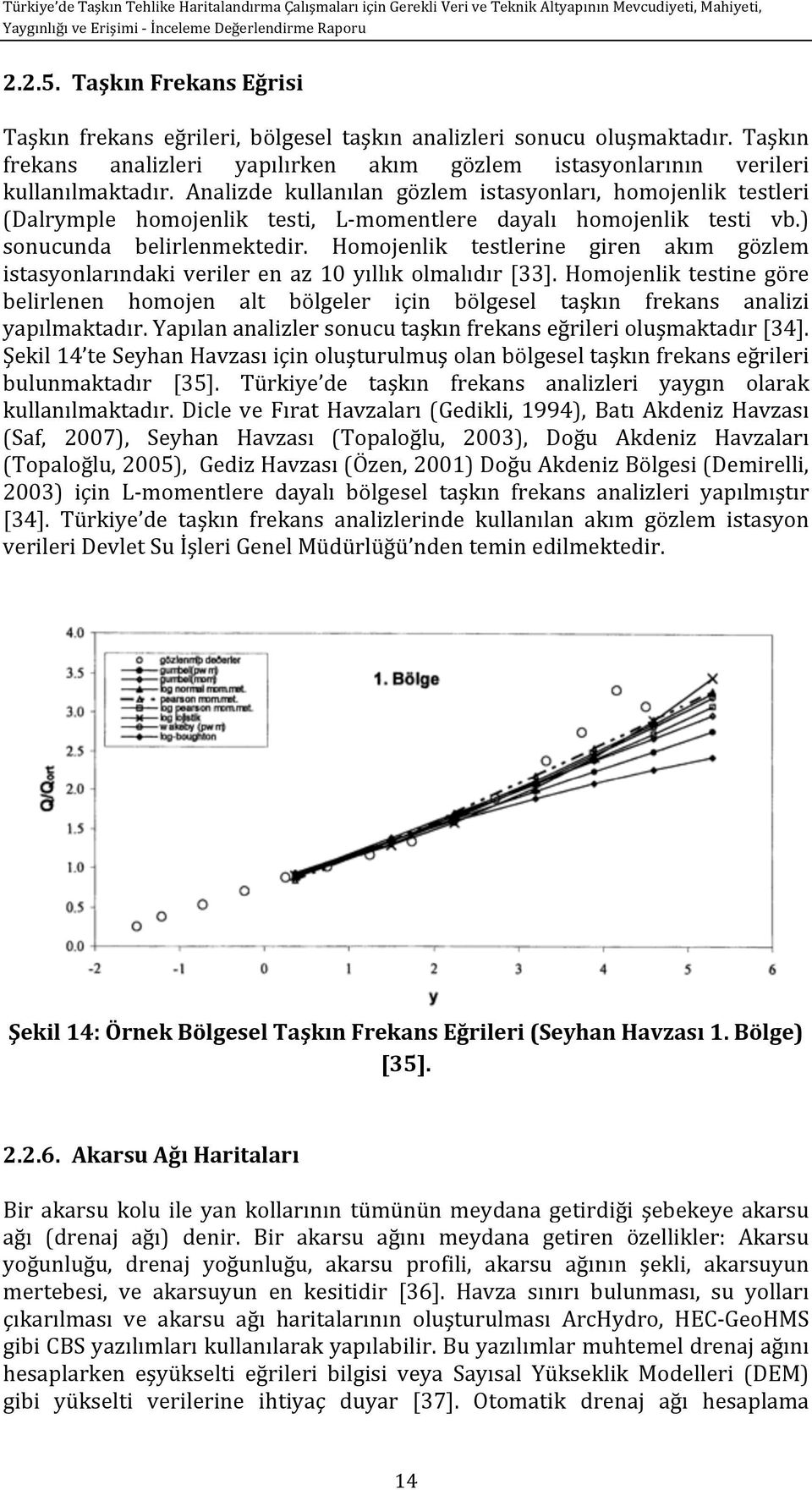 Analizde kullanılan gözlem istasyonları, homojenlik testleri (Dalrymple homojenlik testi, Ljmomentlere dayalı homojenlik testi vb.) sonucunda belirlenmektedir.