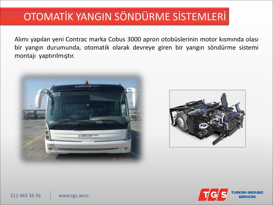 kısmında olası bir yangın durumunda, otomatik olarak