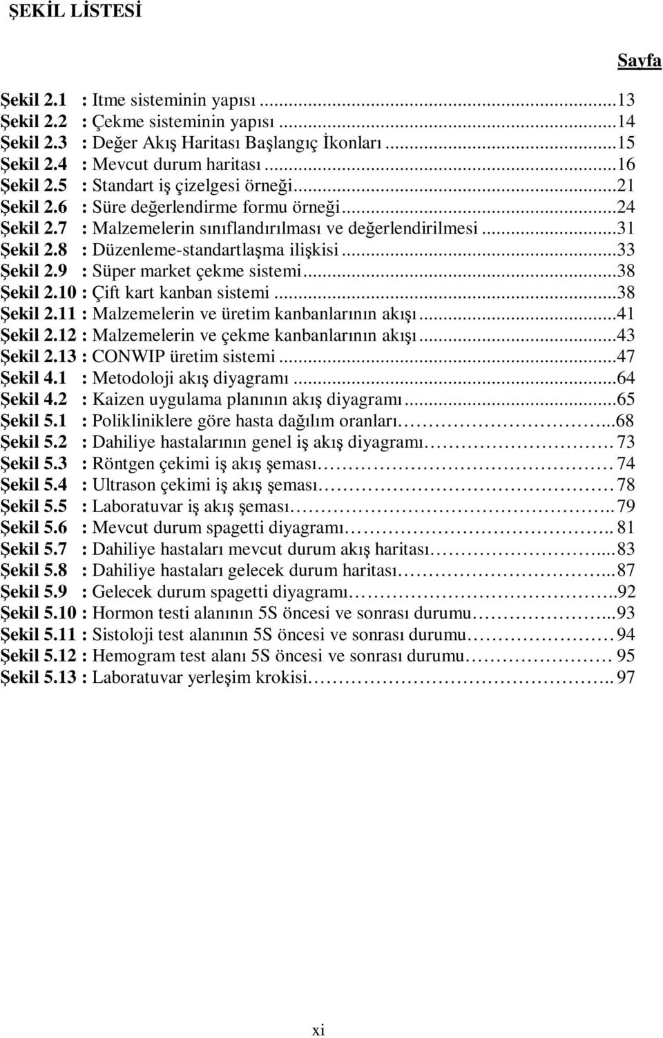 8 : Düzenleme-standartlaşma ilişkisi...33 Şekil 2.9 : Süper market çekme sistemi...38 Şekil 2.10 : Çift kart kanban sistemi...38 Şekil 2.11 : Malzemelerin ve üretim kanbanlarının akışı...41 Şekil 2.