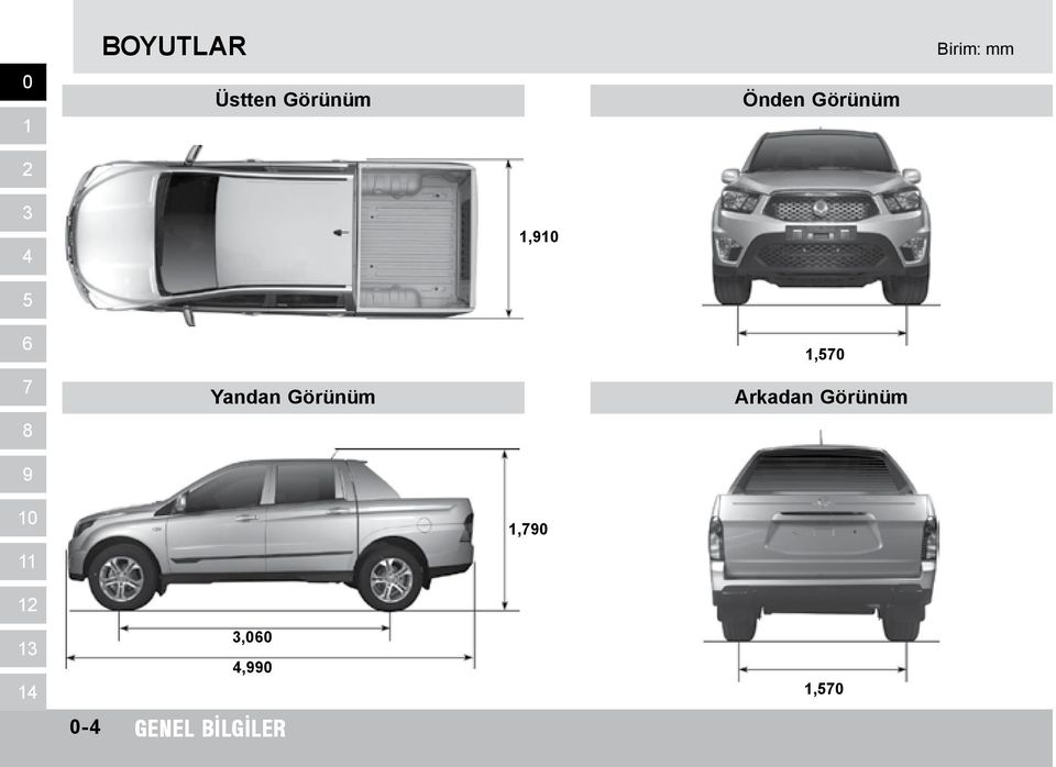 Yandan Görünüm,570 Arkadan