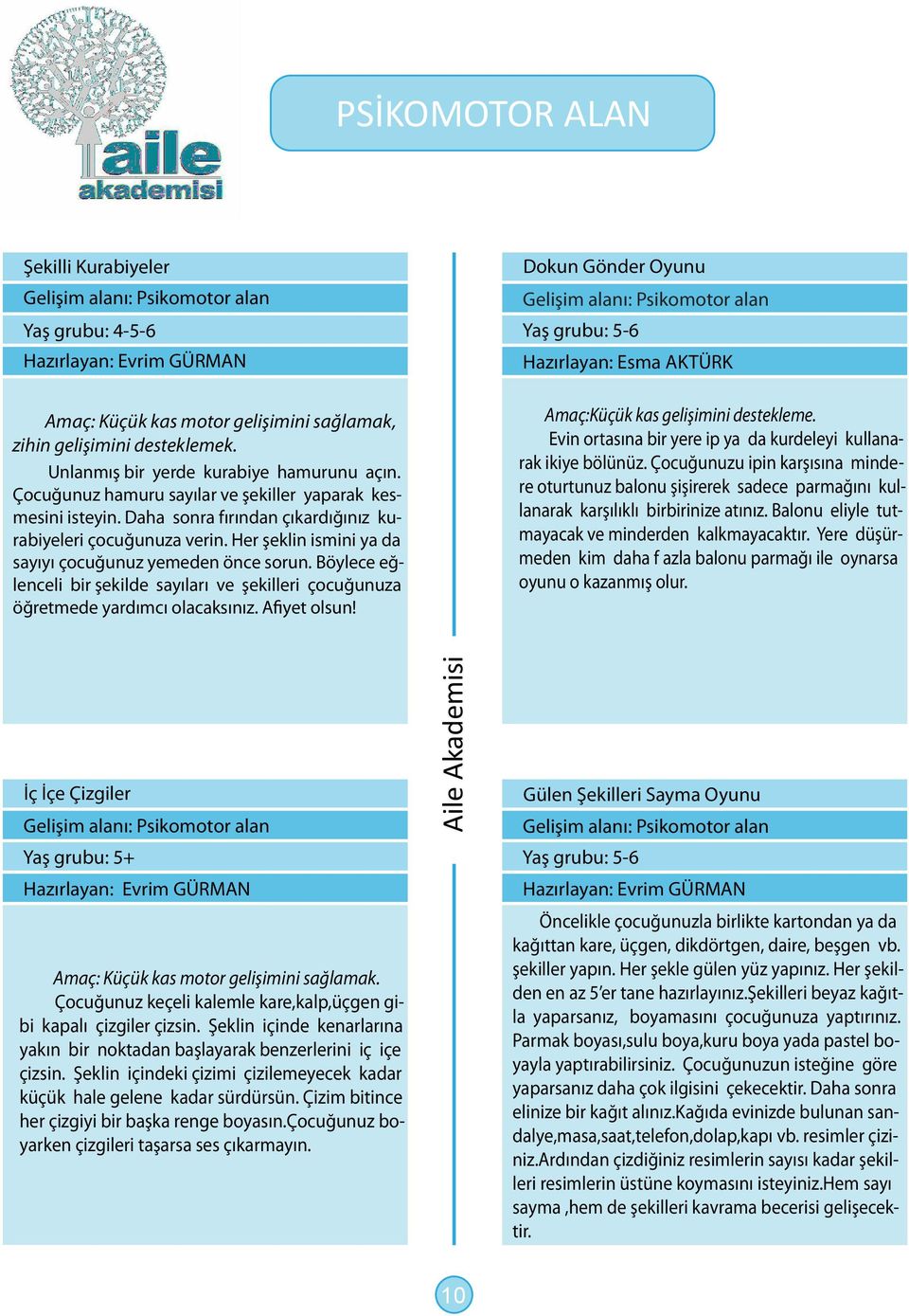 Böylece eğlenceli bir şekilde sayıları ve şekilleri çocuğunuza öğretmede yardımcı olacaksınız. Afiyet olsun! Dokun Gönder Oyunu Amaç:Küçük kas gelişimini destekleme.