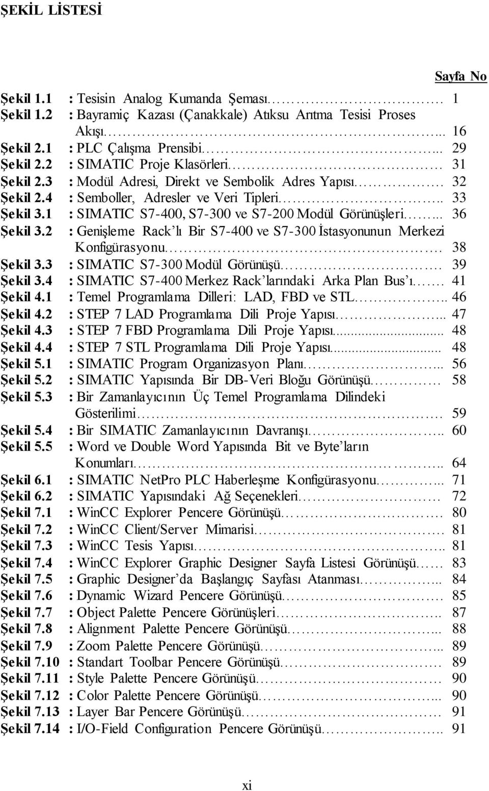 1 : SIMATIC S7-400, S7-300 ve S7-200 Modül Görünüşleri... 36 Şekil 3.2 : Genişleme Rack lı Bir S7-400 ve S7-300 İstasyonunun Merkezi Konfigürasyonu. 38 Şekil 3.3 : SIMATIC S7-300 Modül Görünüşü.