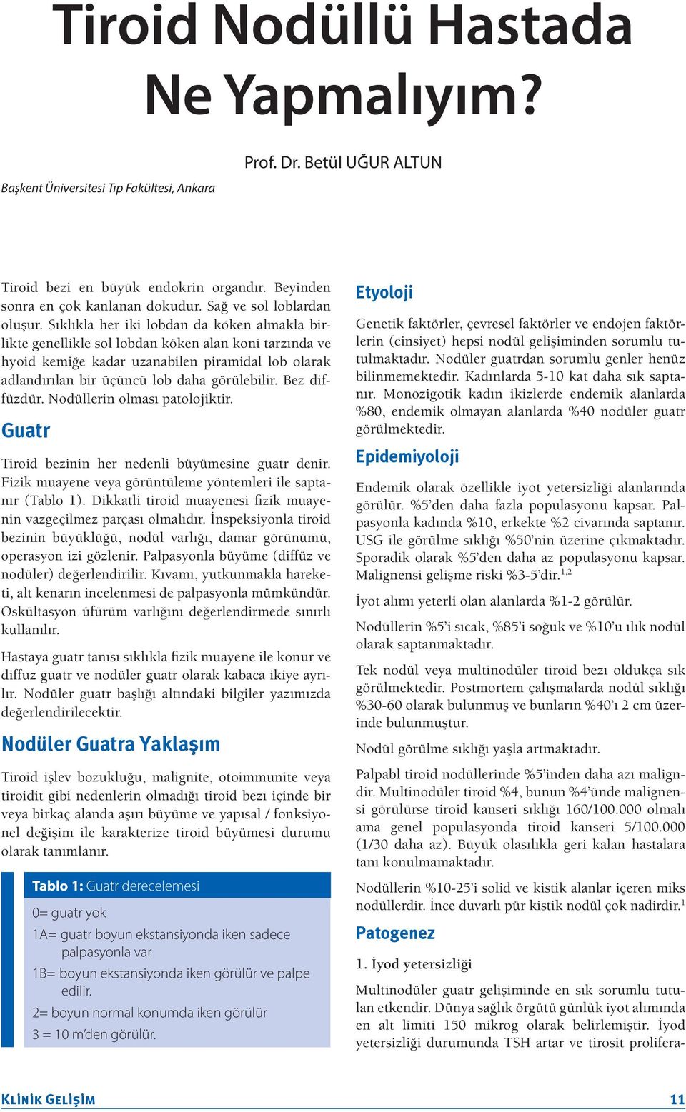 Sıklıkla her iki lobdan da köken almakla birlikte genellikle sol lobdan köken alan koni tarzında ve hyoid kemiğe kadar uzanabilen piramidal lob olarak adlandırılan bir üçüncü lob daha görülebilir.