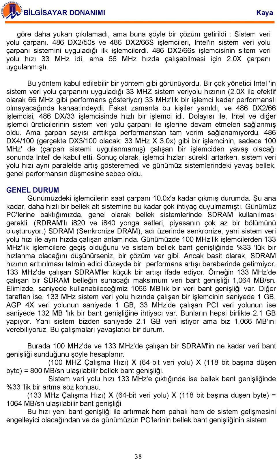 486 DX2/66s işlemcisinin sitem veri yolu hızı 33 MHz idi, ama 66 MHz hızda çalışabilmesi için 2.0X çarpanı uygulanmıştı. Bu yöntem kabul edilebilir bir yöntem gibi görünüyordu.