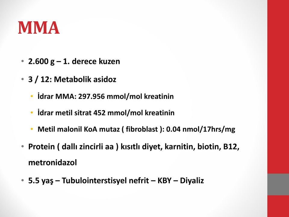 KoA mutaz ( fibroblast ): 0.