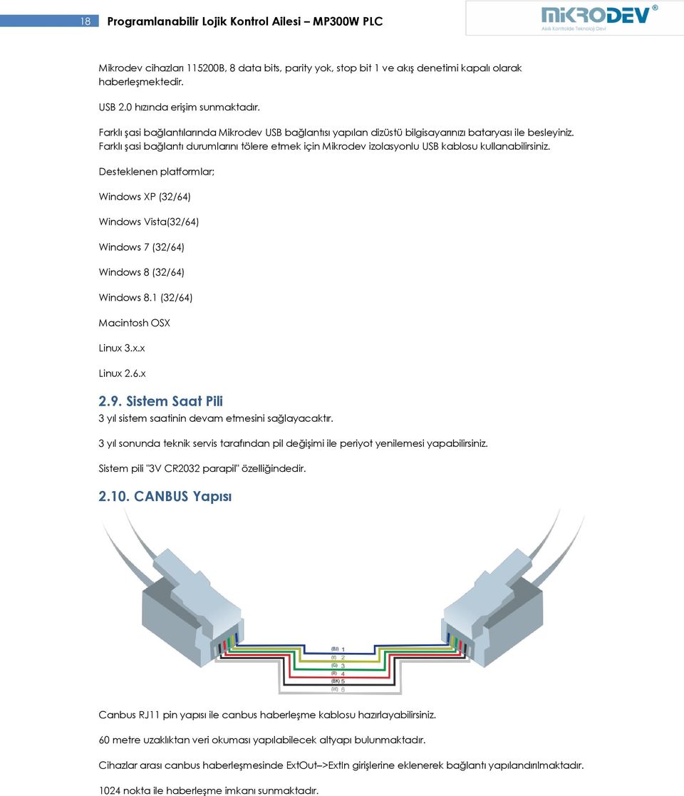 Farklı şasi bağlantı durumlarını tölere etmek için Mikrodev izolasyonlu USB kablosu kullanabilirsiniz.