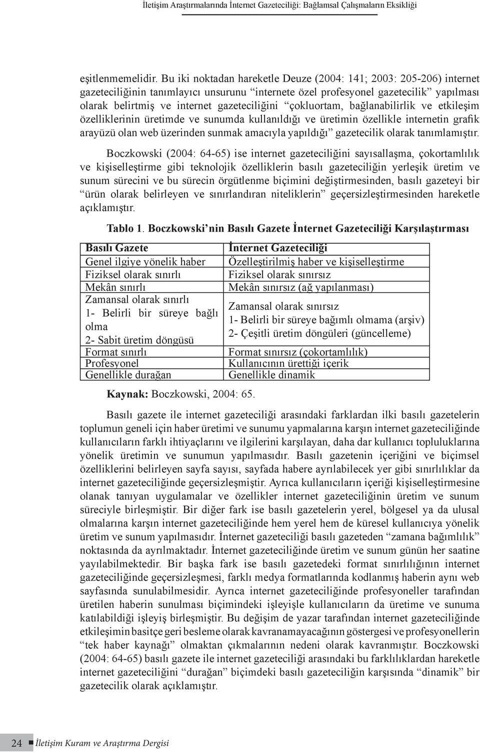 çokluortam, bağlanabilirlik ve etkileşim özelliklerinin üretimde ve sunumda kullanıldığı ve üretimin özellikle internetin grafik arayüzü olan web üzerinden sunmak amacıyla yapıldığı gazetecilik