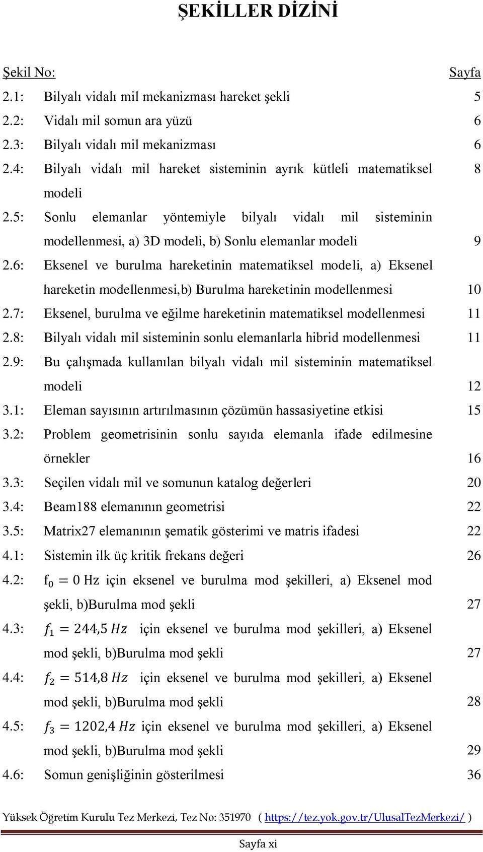 6: Eksenel ve burulma hareketinin matematiksel modeli, a) Eksenel hareketin modellenmesi,b) Burulma hareketinin modellenmesi 10 2.