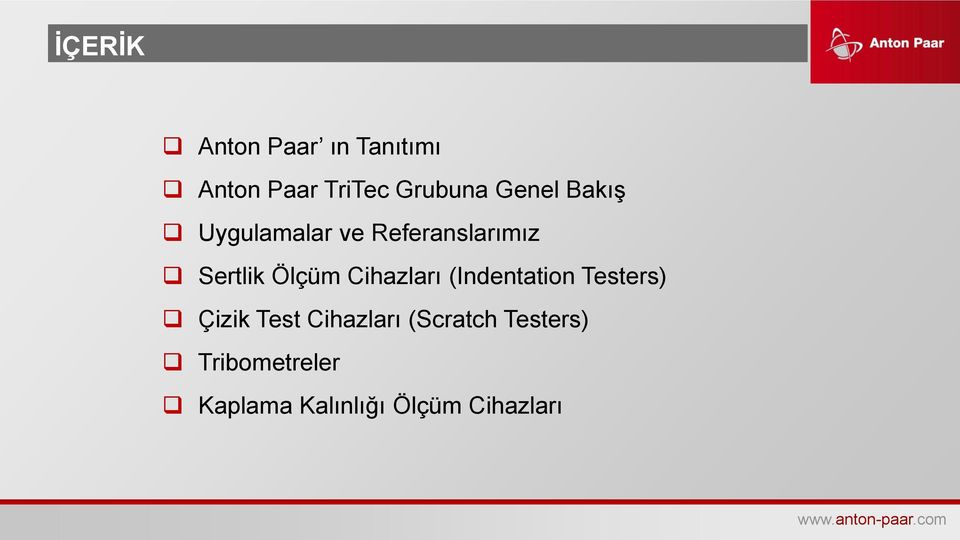 Cihazları (Indentation Testers) Çizik Test Cihazları