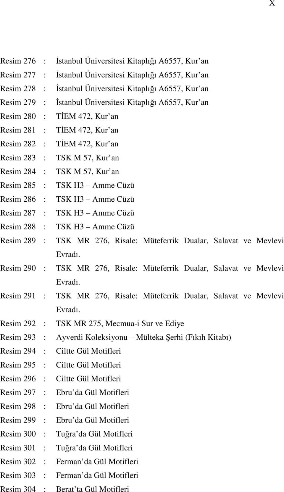 İstanbul Üniversitesi Kitaplığı A6557, Kur an İstanbul Üniversitesi Kitaplığı A6557, Kur an İstanbul Üniversitesi Kitaplığı A6557, Kur an TİEM 472, Kur an TİEM 472, Kur an TİEM 472, Kur an TSK M 57,