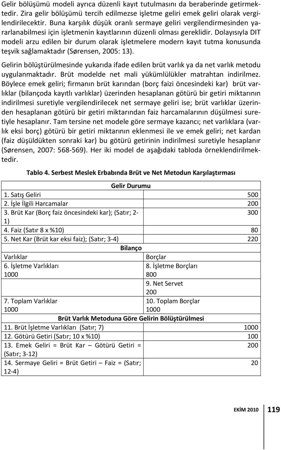 Dolayısıyla DIT modeli arzu edilen bir durum olarak işletmelere modern kayıt tutma konusunda teşvik sağlamaktadır (Sørensen, 2005: 13).