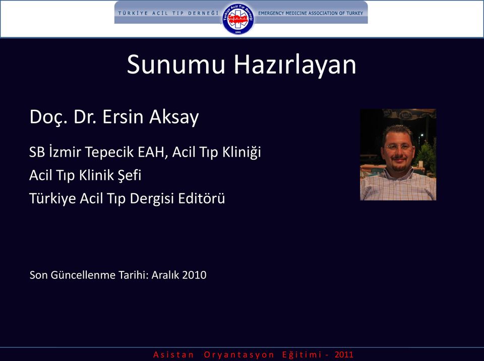Tıp Kliniği Acil Tıp Klinik Şefi Türkiye