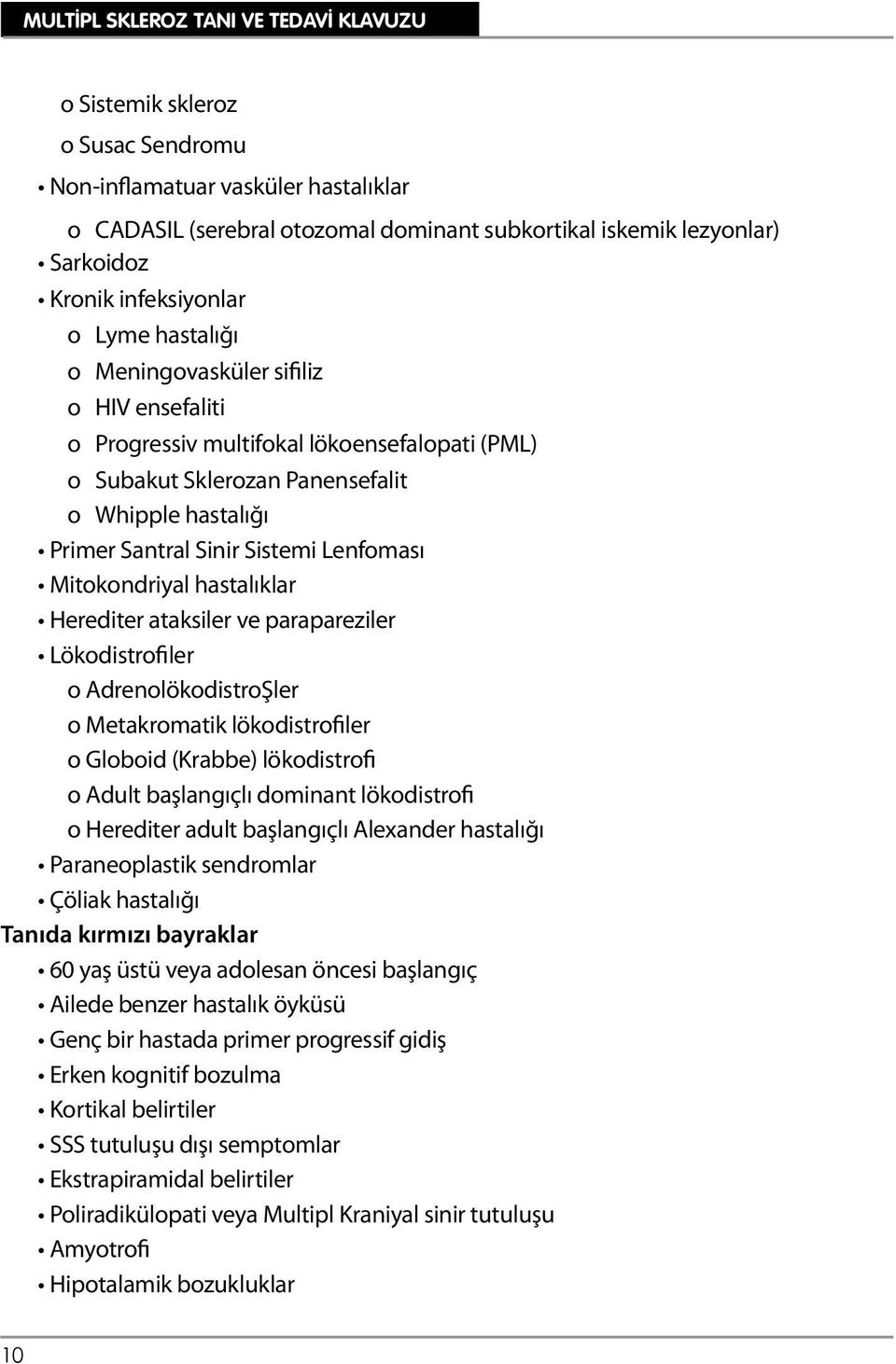 hastalıklar Herediter ataksiler ve parapareziler Lökodistrofiler o AdrenolökodistroŞler o Metakromatik lökodistrofiler o Globoid (Krabbe) lökodistrofi o Adult başlangıçlı dominant lökodistrofi o