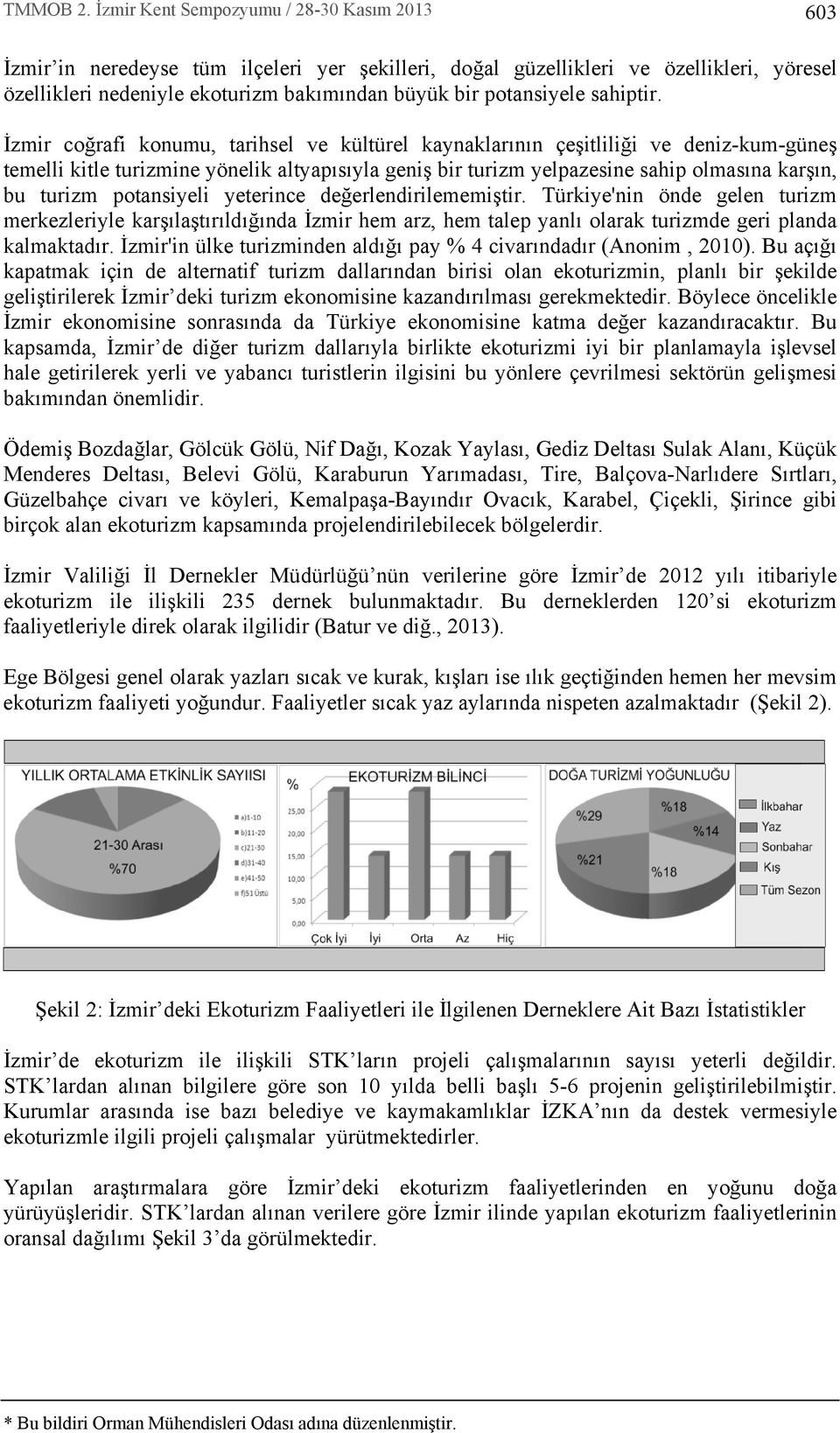 potansiyeli yeterince değerlendirilememiştir. Türkiye'nin önde gelen turizm merkezleriyle karşlaştrldğnda İzmir hem arz, hem talep yanl olarak turizmde geri planda kalmaktadr.