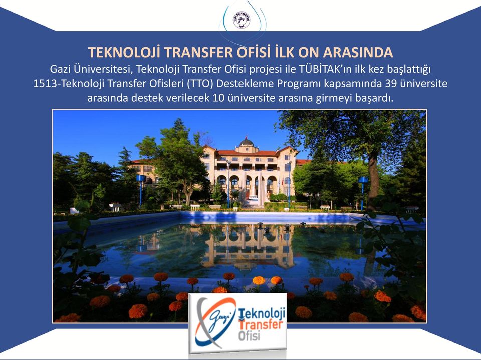 1513-Teknoloji Transfer Ofisleri (TTO) Destekleme Programı