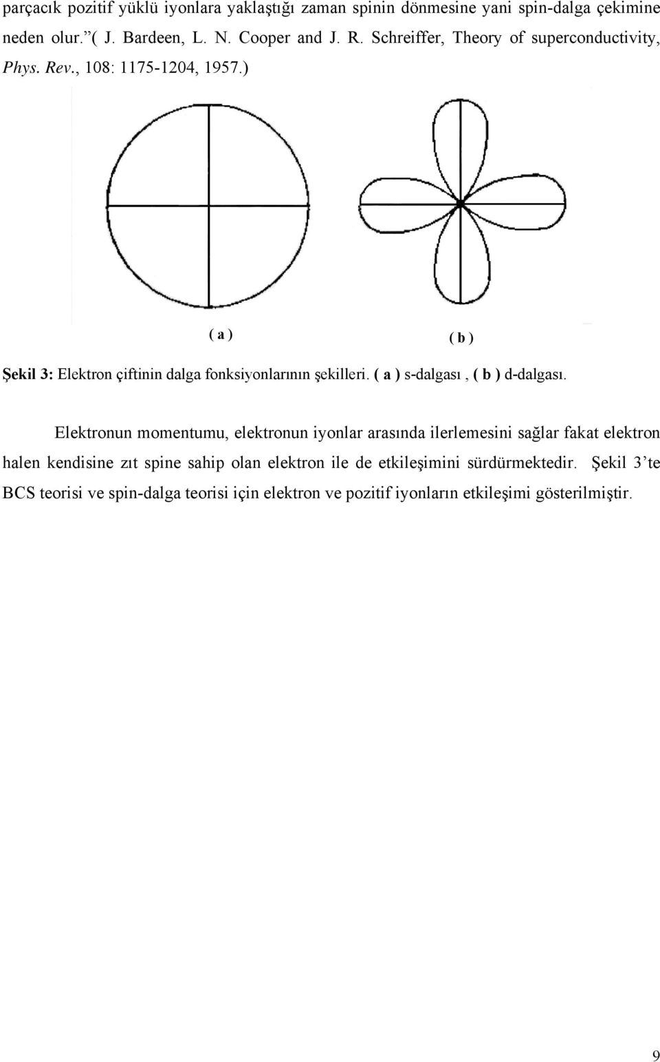 ( a ) s-dalgası, ( b ) d-dalgası.