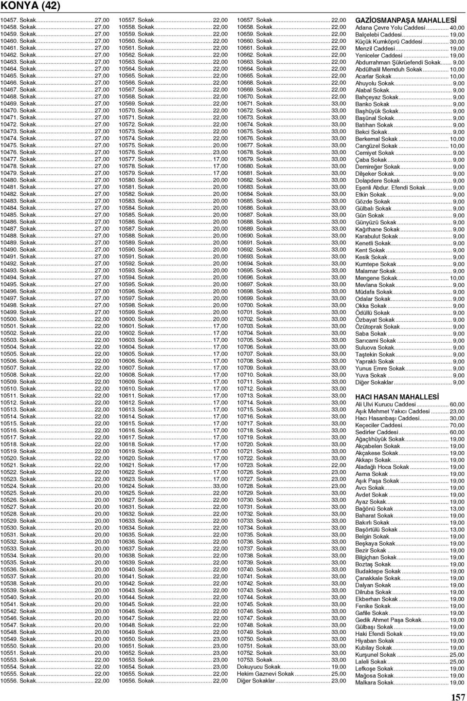 Sokak... 27,00 10476. Sokak... 27,00 10477. Sokak... 27,00 10478. Sokak... 27,00 10479. Sokak... 27,00 10480. Sokak... 27,00 10481. Sokak... 27,00 10482. Sokak... 27,00 10483. Sokak... 27,00 10484.