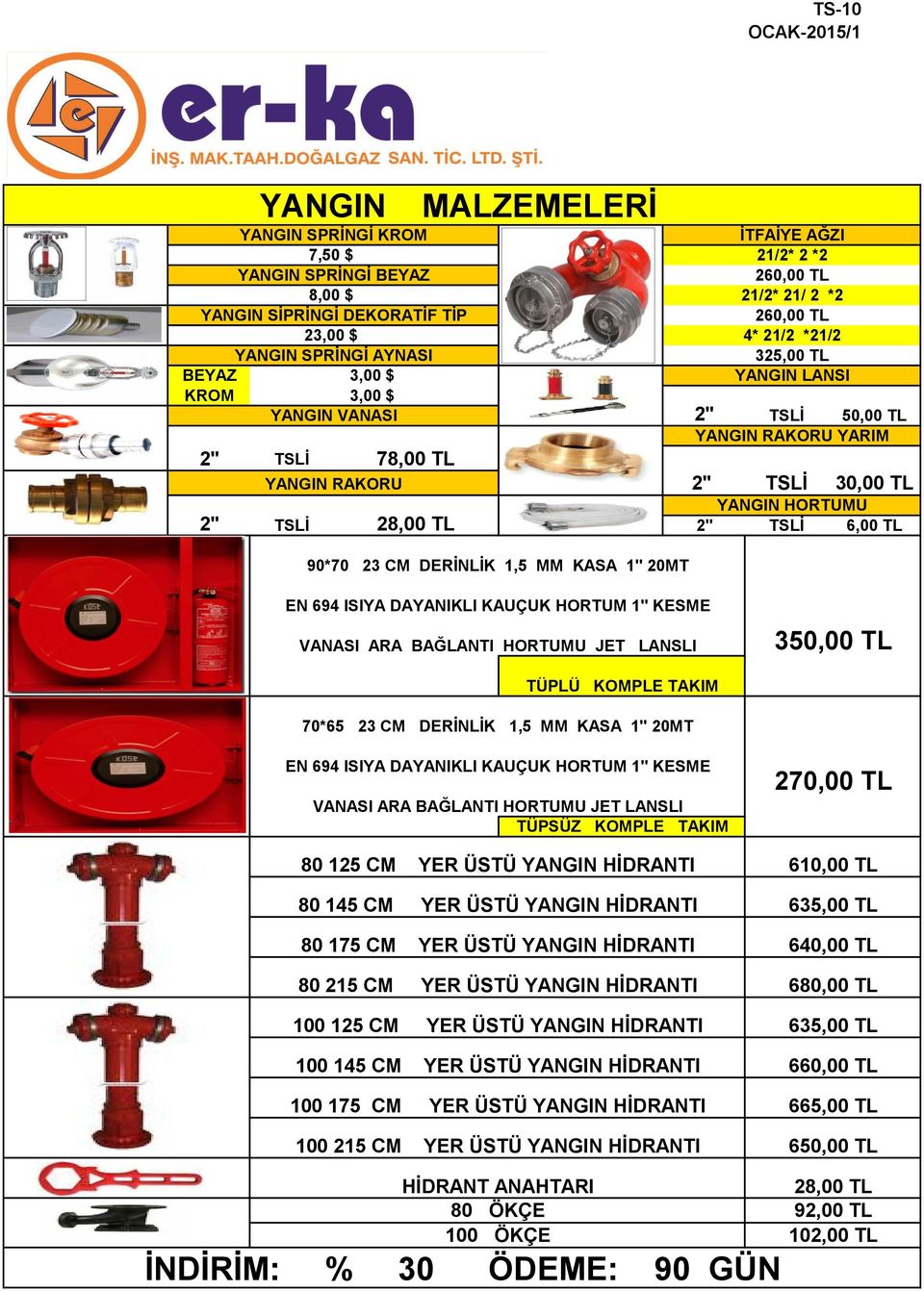 TL MALZEMELERİ 90*70 23 CM DERİNLİK 1,5 MM KASA 1" 20MT EN 694 ISIYA DAYANIKLI KAUÇUK HORTUM 1" KESME VANASI ARA BAĞLANTI HORTUMU JET LANSLI 350,00 TL TÜPLÜ KOMPLE TAKIM 70*65 23 CM DERİNLİK 1,5 MM