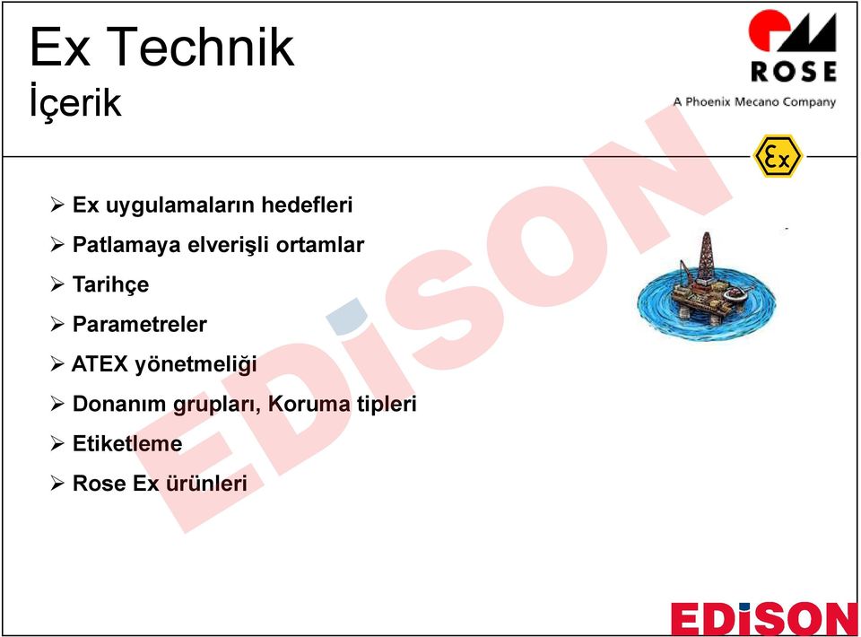 Tarihçe Parametreler ATEX yönetmeliği