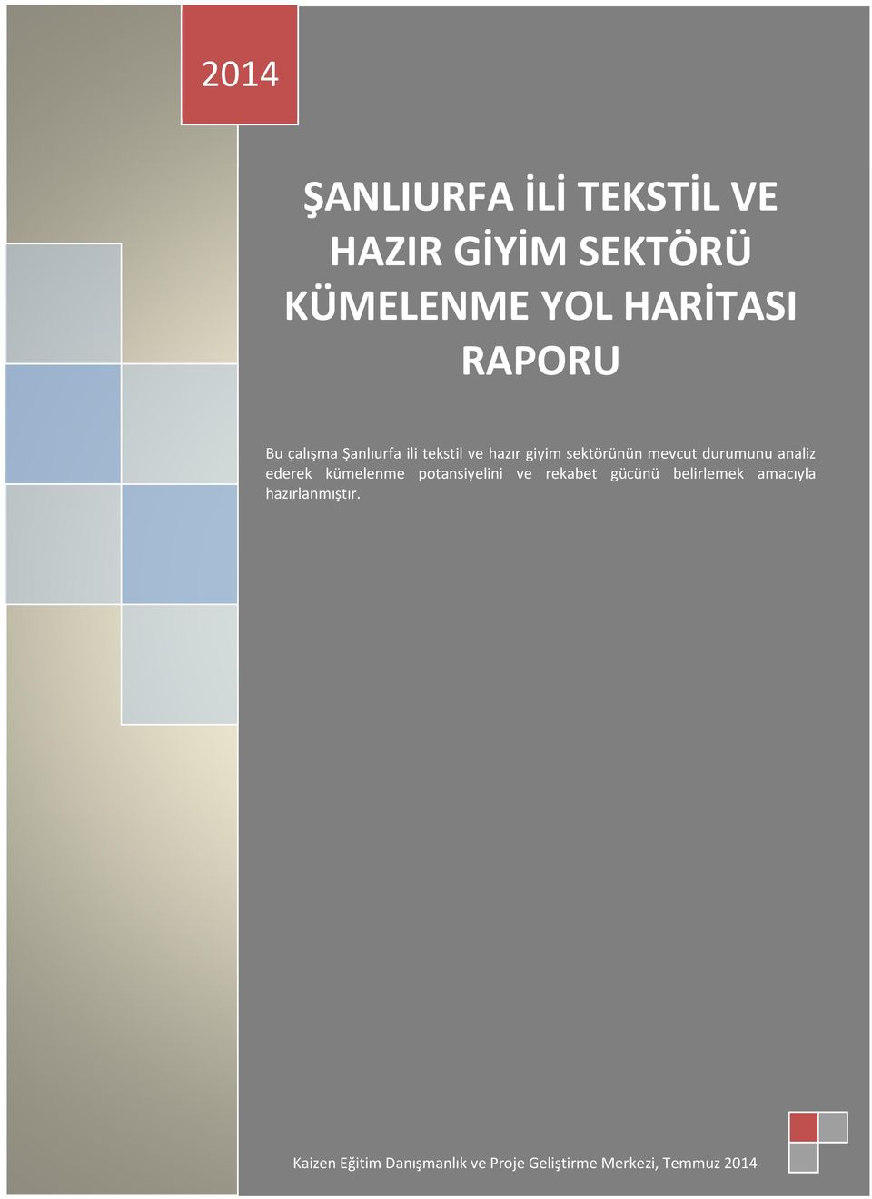 durumunu analiz ederek kümelenme potansiyelini ve rekabet gücünü belirlemek