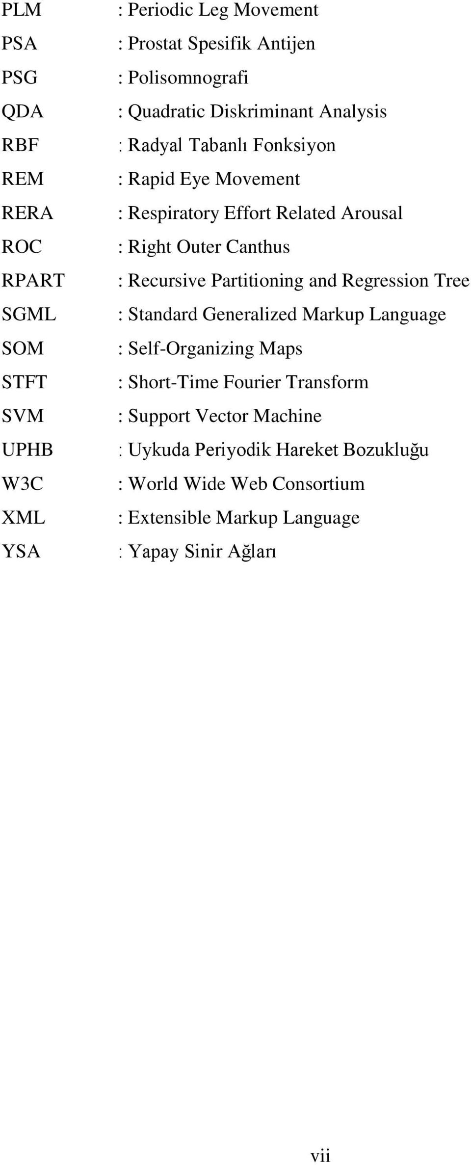 Right Outer Canthus : Recursive Partitioning and Regression Tree : Standard Generalized Markup Language : Self-Organizing Maps : Short-Time