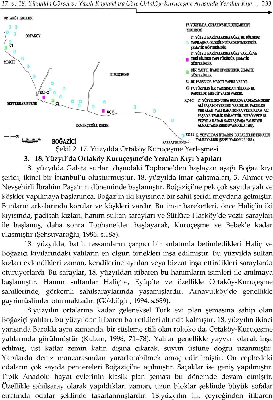 Ahmet ve Nevşehirli İbrahim Paşa nın döneminde başlamıştır. Boğaziçi ne pek çok sayıda yalı ve köşkler yapılmaya başlanınca, Boğaz ın iki kıyısında bir sahil şeridi meydana gelmiştir.