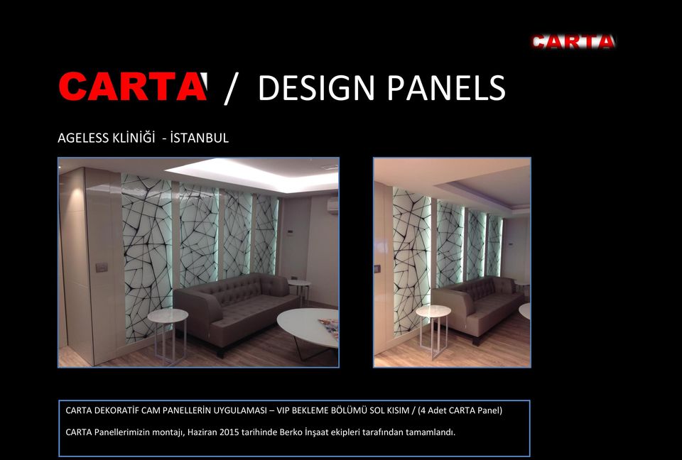 CARTA Panellerimizin montajı, Haziran 2015