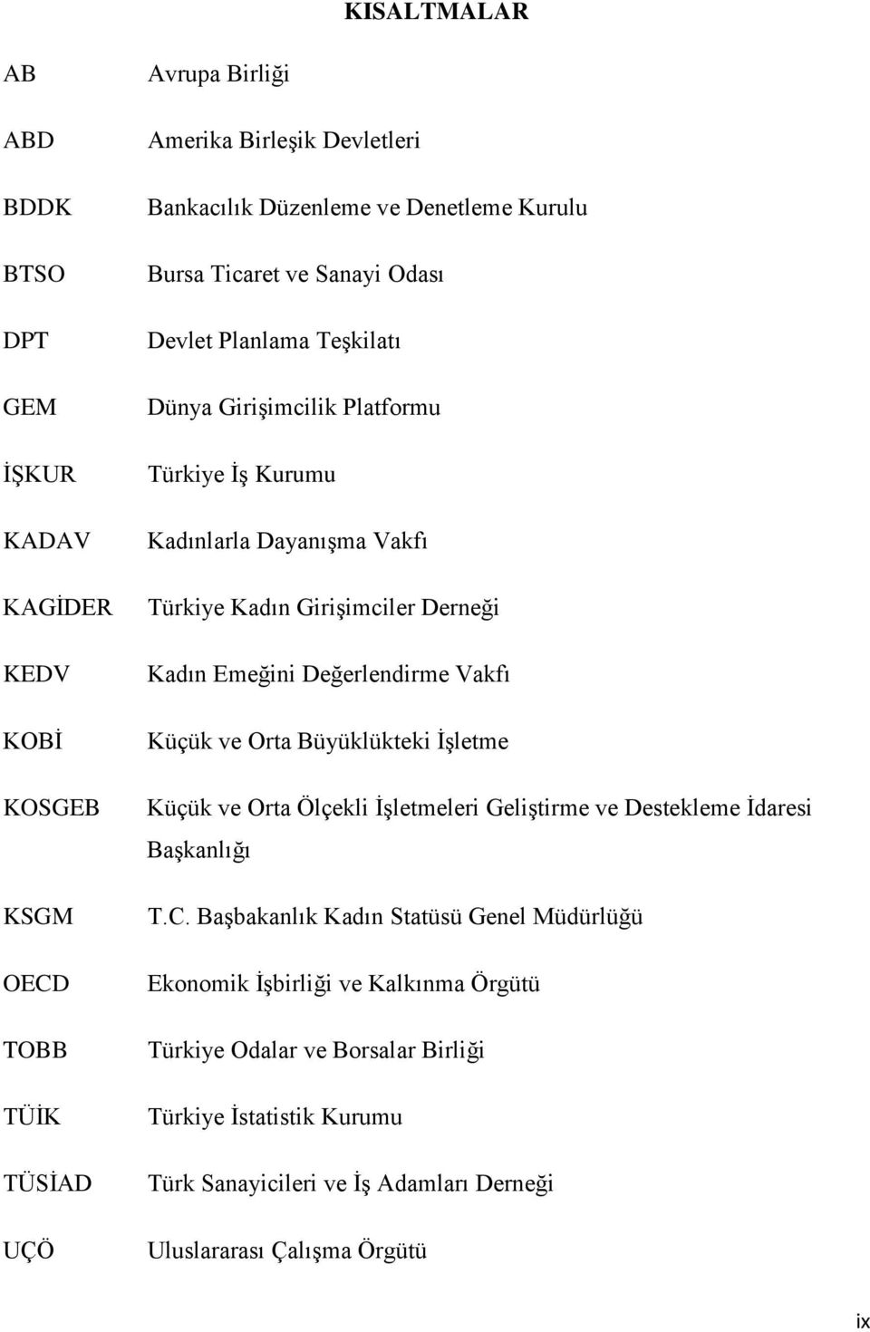 Derneği Kadın Emeğini Değerlendirme Vakfı Küçük ve Orta Büyüklükteki İşletme Küçük ve Orta Ölçekli İşletmeleri Geliştirme ve Destekleme İdaresi Başkanlığı T.C.