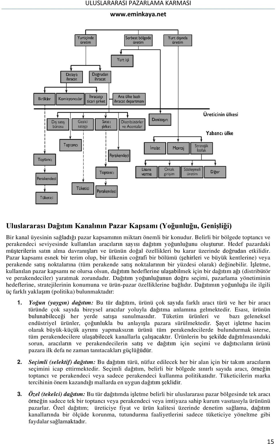 Hedef pazardaki müşterilerin satın alma davranışları ve ürünün doğal özellikleri bu karar üzerinde doğrudan etkilidir.