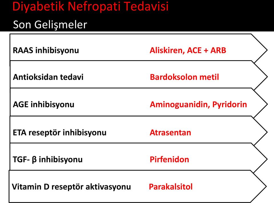 inhibisyonu Aminoguanidin, Pyridorin ETA reseptör inhibisyonu